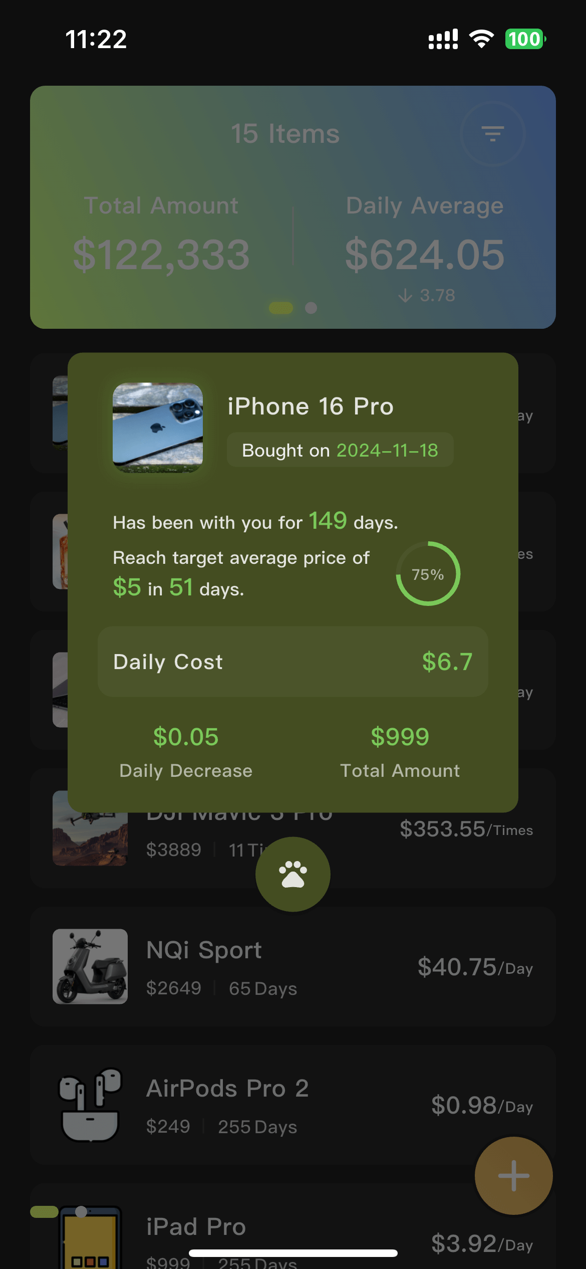 Item Cards at First Sight