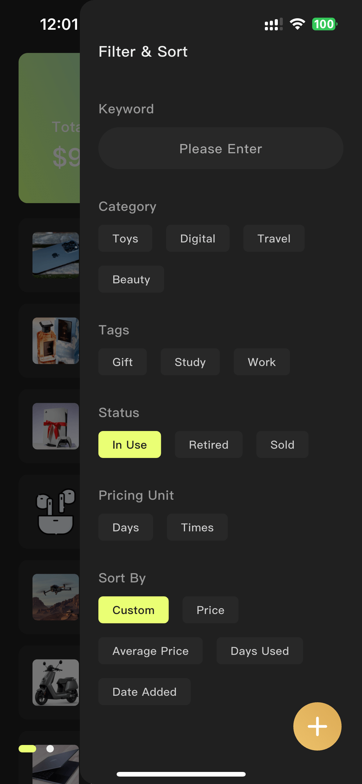Filtering and Sorting in Succession